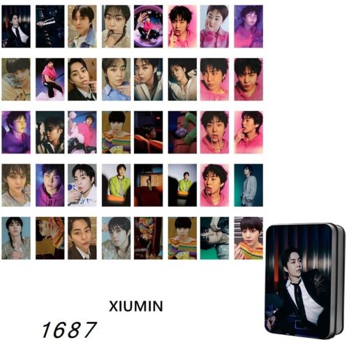 Tarjeta fotográfica polaroid KPOP EXO Chen Baekhyun Chanyeol Sehun Xiumin Suho Lomo - Imagen 34 de 48