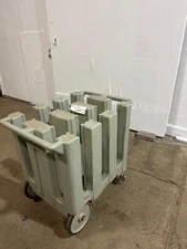 CAMBRO COMMERCIAL 5 1/2'' PLATES, BOWL HOLDER/DISPENSER/CARRIER POLY CART/CADDY