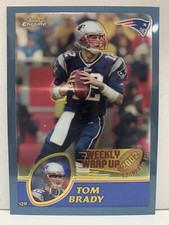 2003 Topps Chrome TOM BRADY #148 Weekly Wrap Up MINT