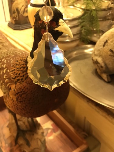 Chandelier Crystal Prism Drop Champagne Color With Magnet Lock - Picture 8 of 9