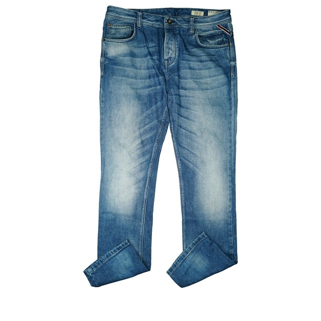 Review Simon Slim Men's Jeans Pants Straight Size 50 W33 L32 33/32 Used Blue Review Simon Slim Men's Jeans Pants Straight Size 50 W33 L32 33/32 Used Blue