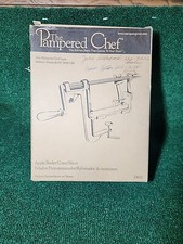 Pampered Chef Apple Peeler Corer Slicer Original Box With Extra Parts