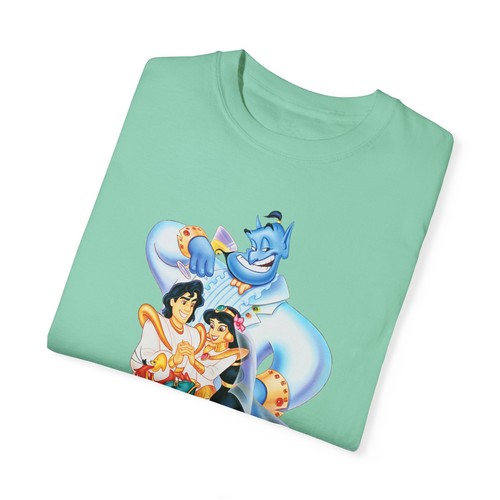 Aladdin Genie T-Shirt, Aladdin Unisex Garment-Dyed T-shirt - Picture 25 of 64
