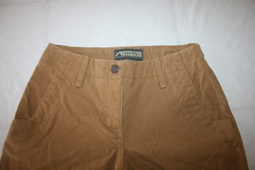 Mountain Khaki Sz 0 Long Cotton Canvas Women's Alpine Pant (28 x 29) EUC - Picture 2 of 7