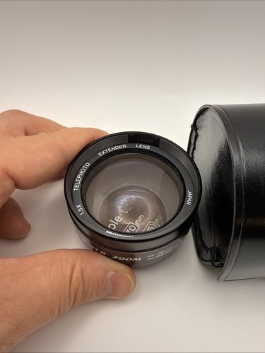 Minolta SLR Camera Kalimar 1.5x Telephoto Extender Lens w Case Good Condition - Picture 3 of 8