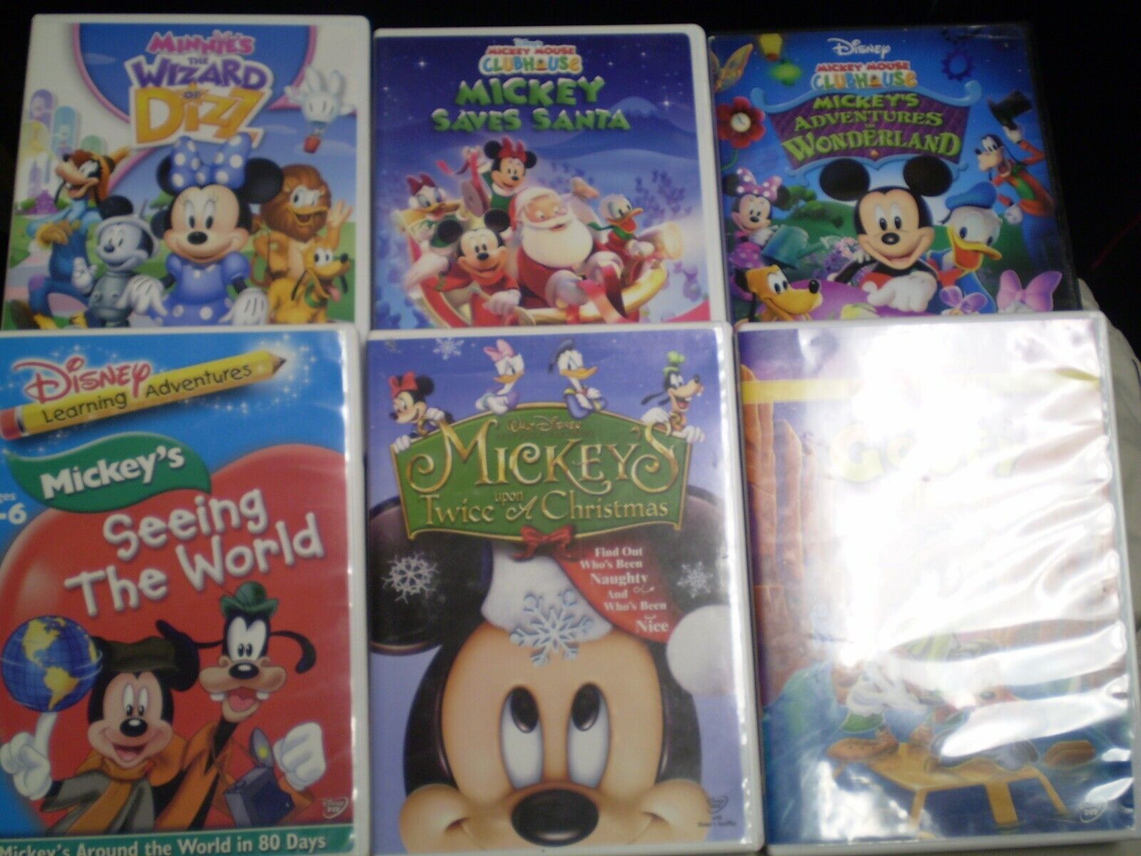 6) Disney Mickey Mouse Children's DVD Lot: (3) MM Clubhouse (2