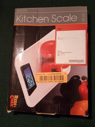 Báscula de cocina digital Maverick Housewares KS-02, blanca - Imagen 1 de 3