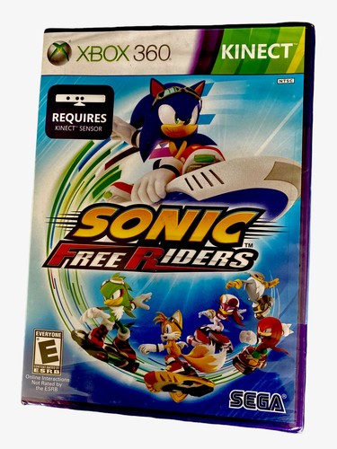 Sonic Free Riders (Microsoft Xbox 360, 2010) Brand New / Factory Sealed