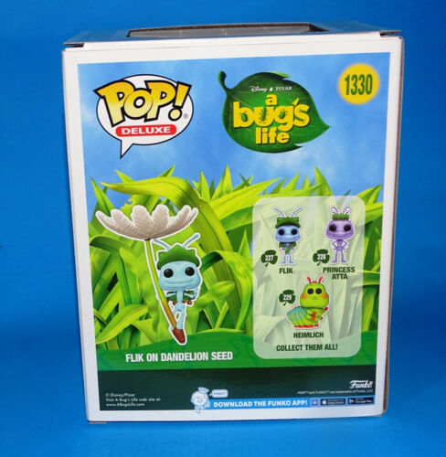 Funko Pop! Disney Bugs Life Flik On Dandelion Seed 2023 Wonder Con! #1330 - Imagen 3 de 7