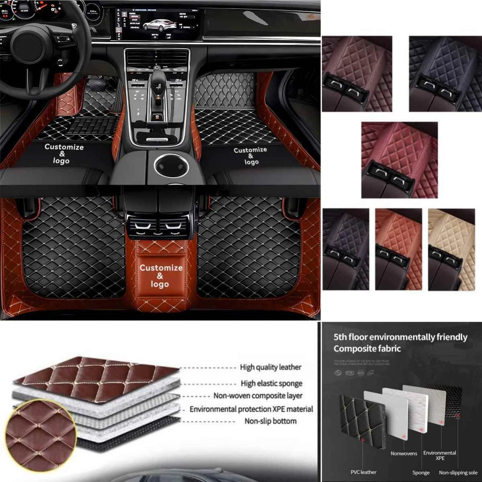 Fit Lexus GS200 GS300 GS350 GS400 GS450 GX460 GX470 GX550 Car Floor Mats Rugs Foto 3 de 4