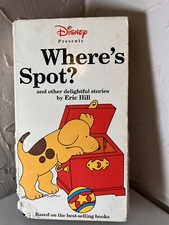 Where's Spot VHS Video Tape 1997 King Rollo Films ERIC HILL Walt Disney