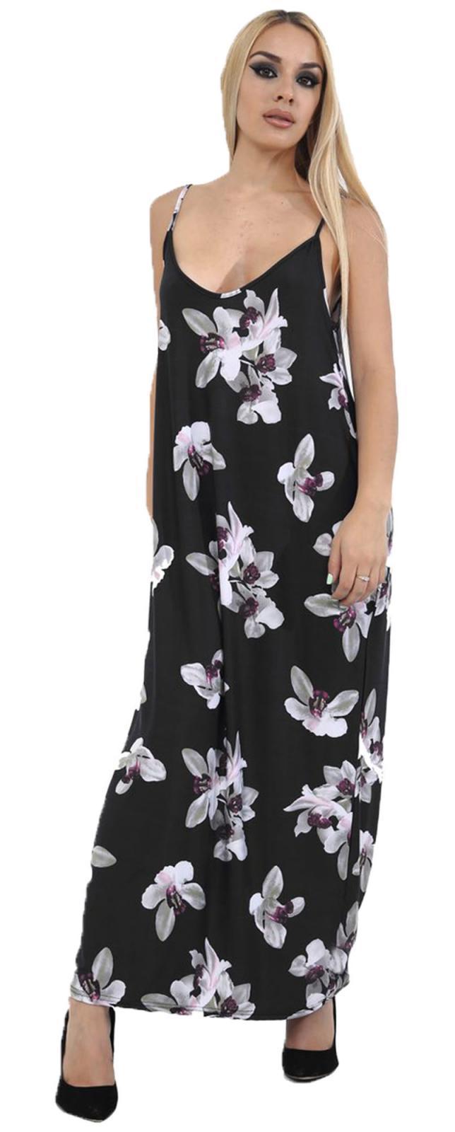Mesdames imprimé Cami maxi Fantaisie Haut Soirée Casual Parti Robe d'été Haut Fantaisie Plus Taille 0b6a5d Mesdames imprimé Cami maxi Fantaisie Haut Soirée Casual Parti Robe d'été Haut Fantaisie Plus Taille 0b6a5d