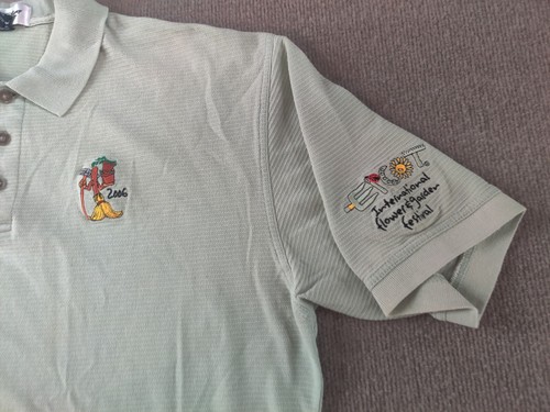 Disney Epcot Flower & Garden Festival 2006 Polo Shirt Mens XL Magic Brooms Logo - Picture 8 of 11