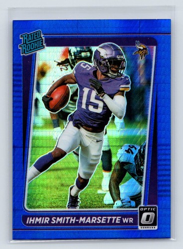 Ihmir Smith-Marsette Rookie 2021 Donruss Optic #241 Blue Hyper Vikings RC 2-5 - Picture 1 of 2