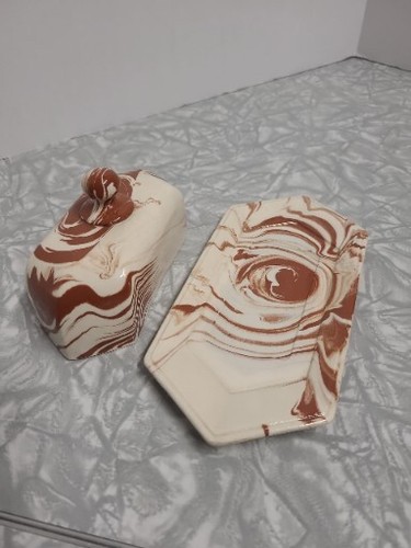 Alaska Ton Handarbeit Butterdose Keramik - Bild 4 von 4