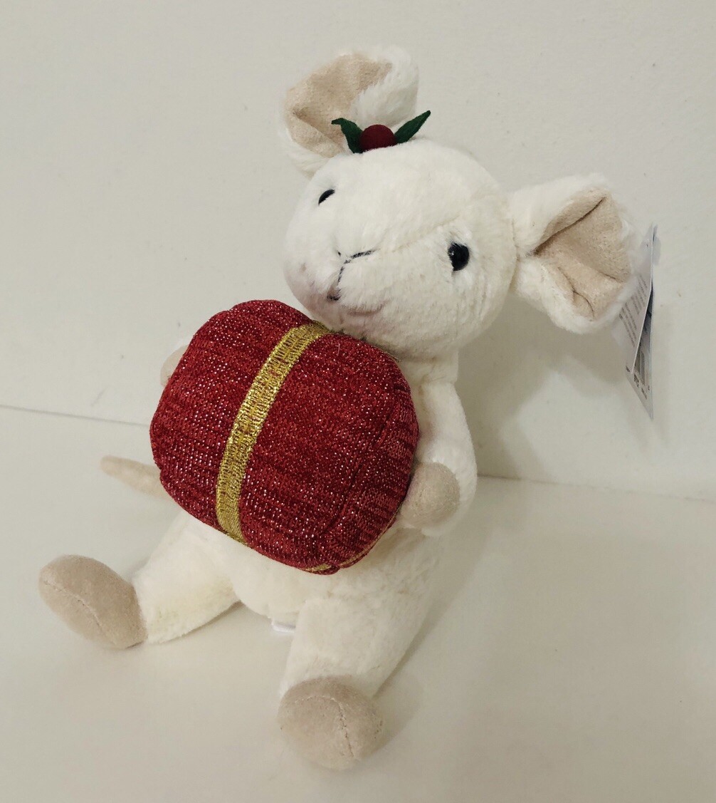 Jellycat I am Merry Mouse With Present Christmas gift | eBay