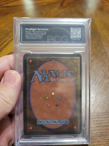 MTG Alpha Prodigal Sorcerer PCG 9.0 (9) Near Mint card - Picture 5 of 5