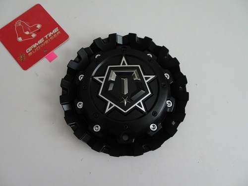 New TIS Black Custom Wheel Center Cap # 6032K139-TIS-CAP, LG1310-08, 6032L215