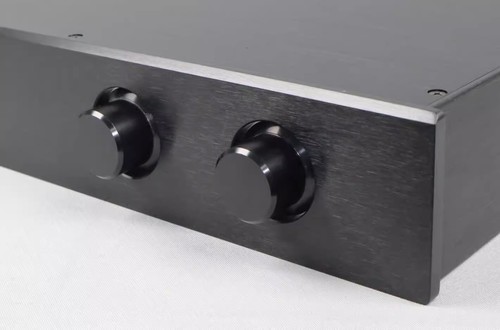 Preamplificador de aluminio completo chasis preamplificador carcasa de alta fidelidad 430x80x308 mm - Imagen 4 de 10