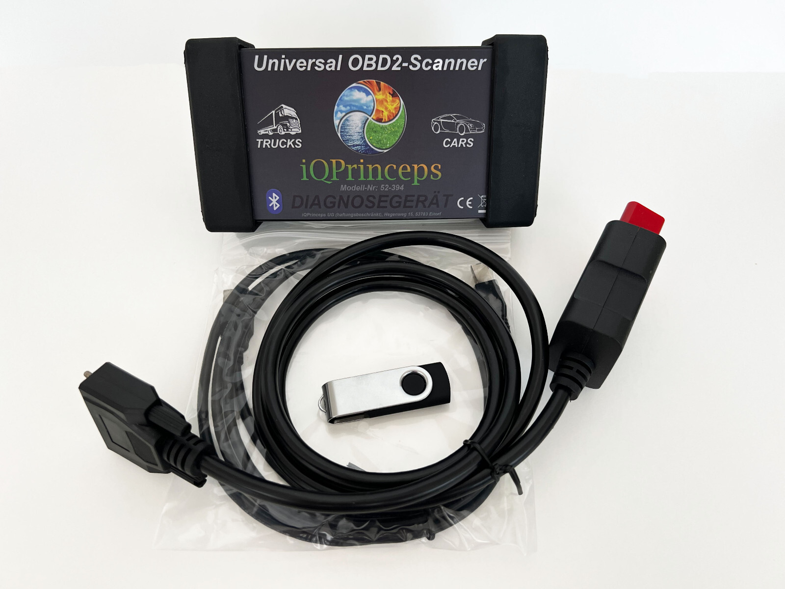 KFZ Diagnosegerät Profi PKW LKW Transporter bis BJ 2022 OBD2 Scanner Tester eOBD