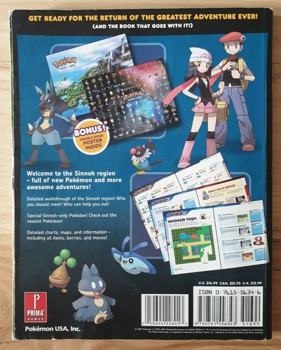 Pokemon: Diamond & Pearl (PRIMA) & Pokemon: Battle Revolution Official Guide - Picture 5 of 6