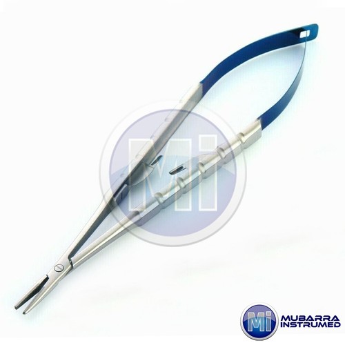 Juego de 5 pinzas de tijera con soporte de aguja Castroviejo de microcirugía dental de 5,5' TC - Imagen 23 de 23