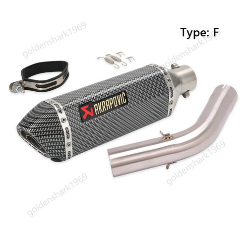 For Kawasaki Versys 1000 2019-2024 Exhaust System Mid Link Pipe 51mm Muffler Tip - Picture 8 of 12
