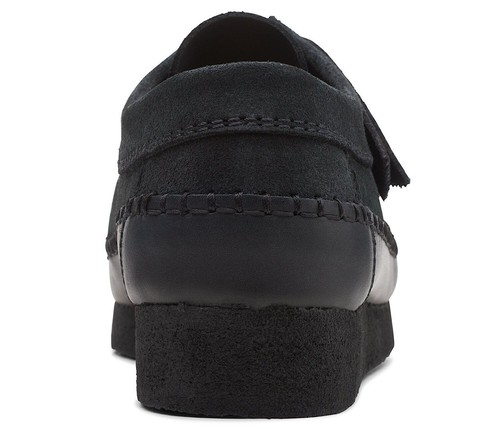 Clarks Originals Mens Weaver Oxfords Lace Up Shoes Charcoal Black Suede 26169443 - Picture 6 of 7