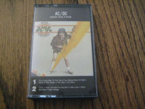 AC DC High Voltage 1976 Original US Cassette Tape Metal - Picture 2 of 3