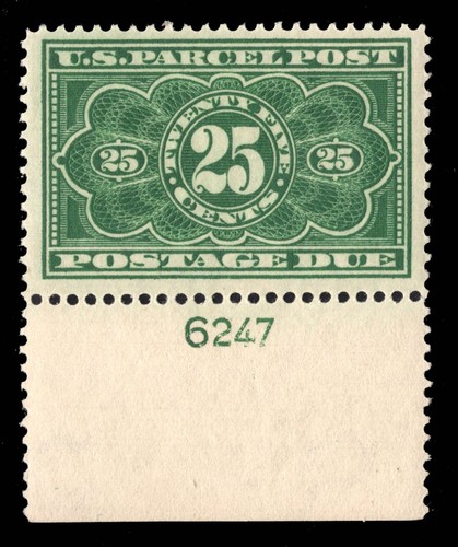 MOMEN US JQ5 PARCEL DUE PLATE SINGLE MINT OG NH PSE GRADED CERT VF-80 LOT #92520 - Picture 1 of 3