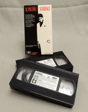 Scarface VHS 1983, 1990 release 2 Tape Set Al Pacino