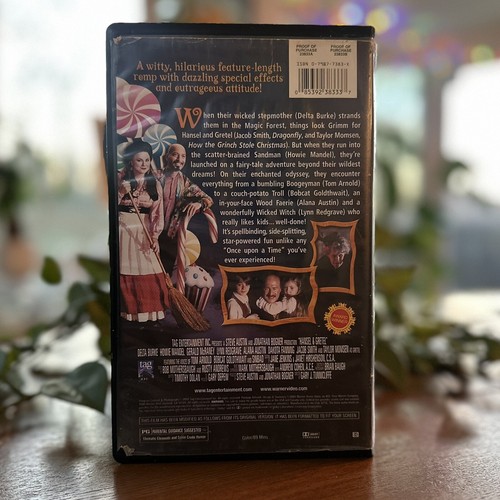 Hansel & Gretel 2002 VHS Howie Mandel Delta Burke Lynn Redgrave Gerald McRaney - Picture 3 of 3