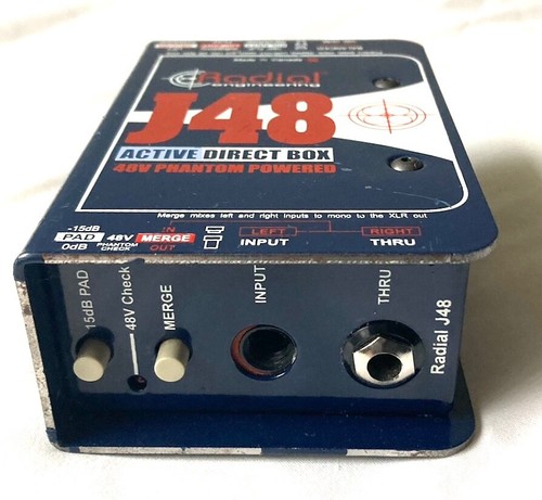 Radial J48 MK2 48V Phantom Power Active Direct Box - Picture 2 of 4