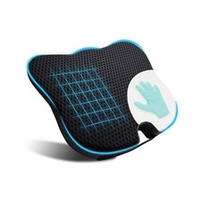 Car Seat Cushion, Comfort Memory Foam Car Cushions for Driving Black Black