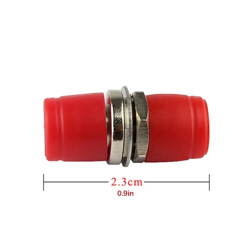 10Pcs Lot FC-FC/PC Fiber Optic Adapter Coupler Connector Female to Female RED - Picture 5 of 10