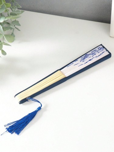 1pc Folding Fan Hand Held Silk Bamboo Fan Chinese Style Wedding Party Dance Fans - Picture 37 of 73