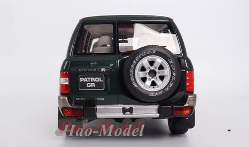OTTO 1:18 NISSA PATROL GR Y61 1998 Model Resin Diecast Metal Toy Ornament Green - Foto 4 di 13