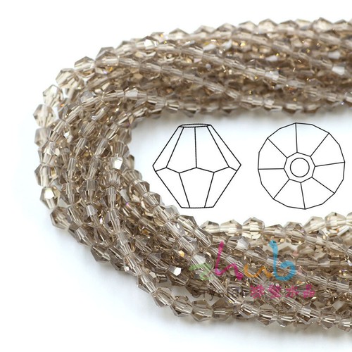 DIY 2mm/3mm/4mm/6mm/8MM Bicone Crystal Glass Loose Crafts Beads Jewelry Making - Picture 17 of 52