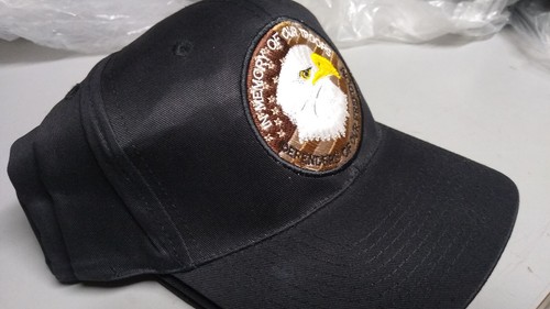Black Cap w/Patch: In Memory of Our Troops Defenders of our Freedom - Picture 2 of 3