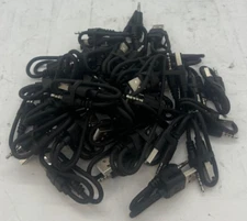 Lot of 35 Male Plug Jack 3.5mm To USB 2.0 Male only Charge Cable