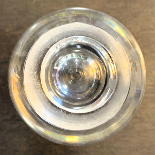 KOSTA Sweden KK 655 Elis Bergh c1940s - Etched ARCHER Thick Glass Vase - Scuffed - Picture 8 of 8
