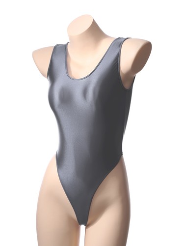 Sexy Womens Glossy One Piece Catsuit Swimsuit High-Cut Thong Leotard Bodysuit - Picture 27 of 86