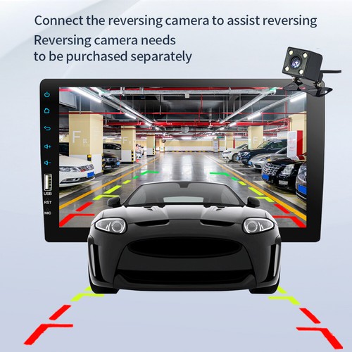 9'' MP5 Car Radio stereo BT Mirror Link For Apple Carplay/Android Auto FM/AM USB - Picture 9 of 24