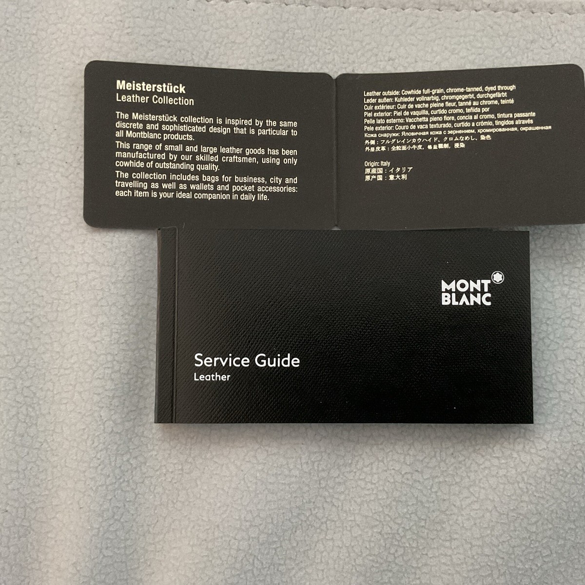 【美品】MONT BLANC 黒　パスポートケース Meisterstück card holder 4cc with ID holder - Luxury Card