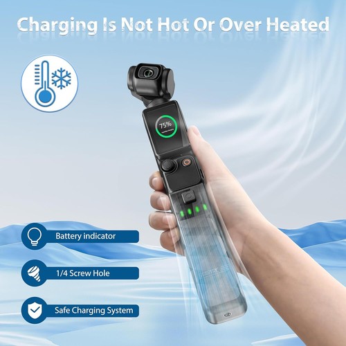 4000mAh 22.5W Fast Charger Power Bank for DJI Pocket 3 Camera Portable Battery - Bild 6 von 11