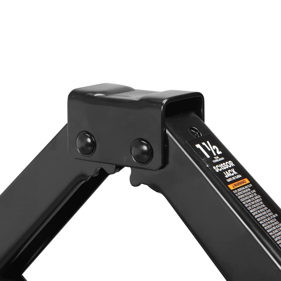 Kit de gato elevador de tijera de acero Torin BIG RED 1,5 toneladas (3.000 lb), AT10152BR negro Foto 2 de 4