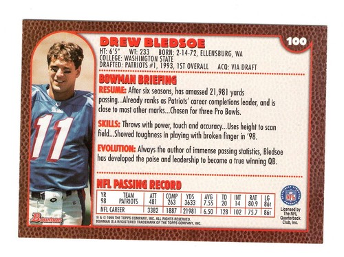 1999 Bowman Football Singles *You Pick* Base, Rookies, Parallel - Nrmt-Mt - Picture 191 of 501