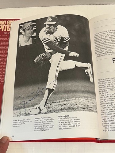 Firmado a mano por 25 jugadores 100 Greatest Pitchers Drysdale Ford Hunter Gibson - Imagen 6 de 24