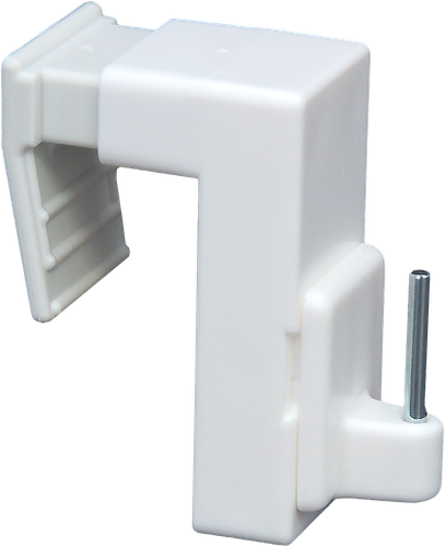 Fensterhaken/Dekohaken für Fensterdekorationen/Gardinenstangen, universal, weiß - 第 1/8 張圖片