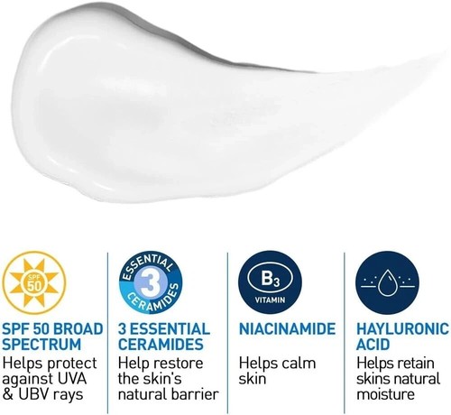 CeraVe Facial Moisturizing Lotion AM/PM mit 3 essentiellen Ceramiden 89ML - Bild 5 von 7